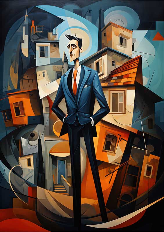 Deciphering the Human Spirit in Abstract Art | Poster