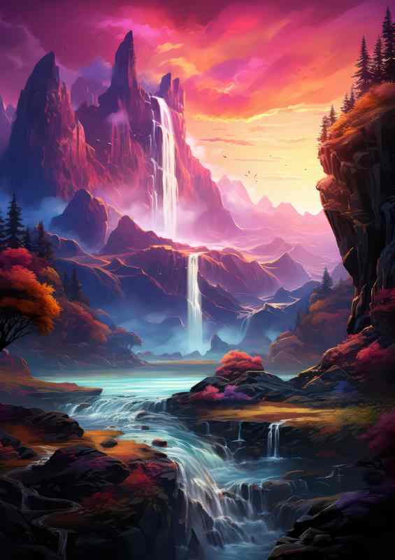 Mystical fantasy in Multi Colour | Di-Bond