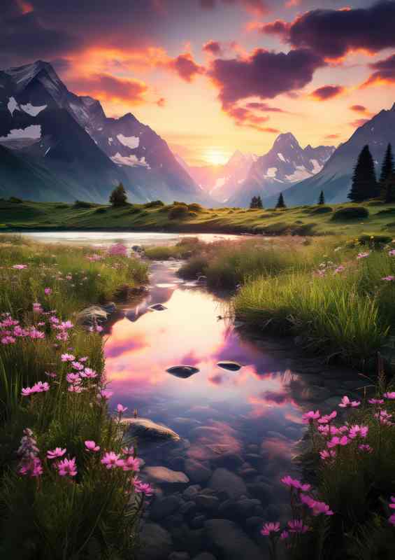 Purple Haze Morning Echeos | Canvas