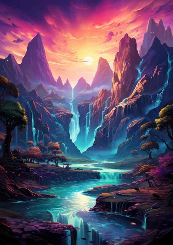 Rainbow Mountains a Mystical Legacy | Di-Bond