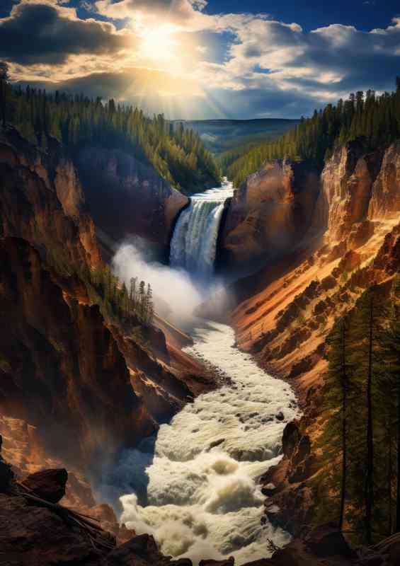 Rim to Rim Grand Canyon | Metal Poster