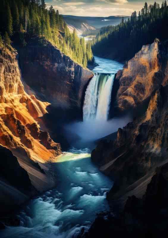 Treasured Memories Yellowstone Canyon | Di-Bond