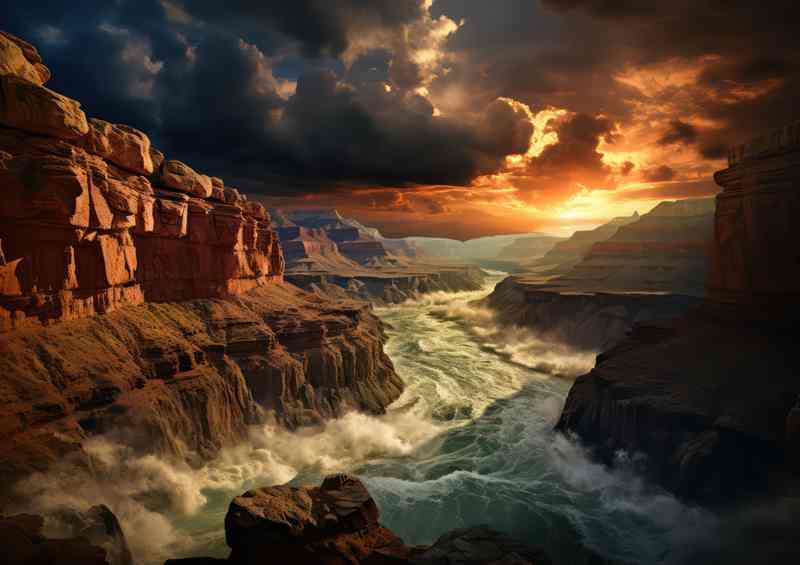 An Electrical View Grand Canyon Dreams | Poster