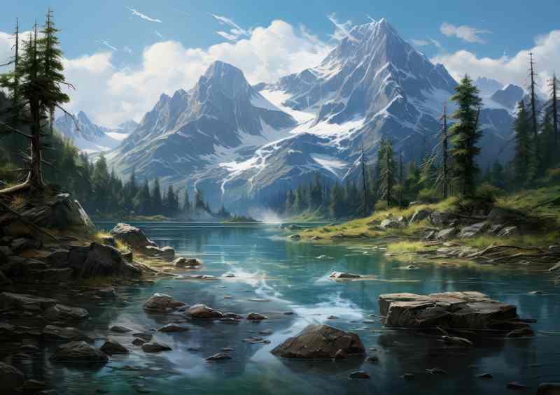 Breath of fresh Air Mountain Melody | Canvas