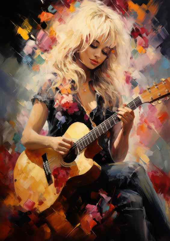 Dolly Parton Very colourful | Poster