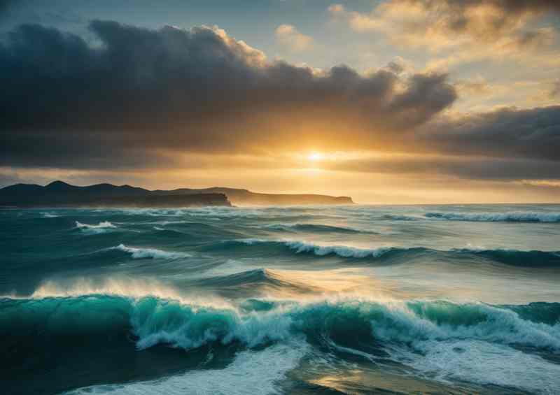 Coastal Tranquility Sunsrise | Poster