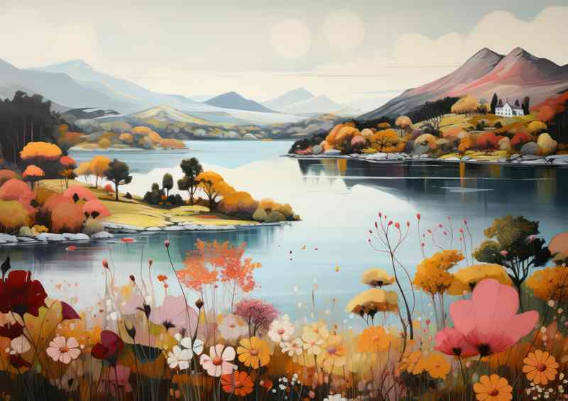 English Lake Popping Colour | Canvas
