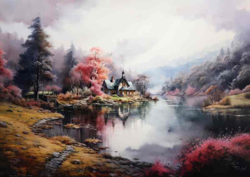 Little House on Stream of Hope | Di-Bond