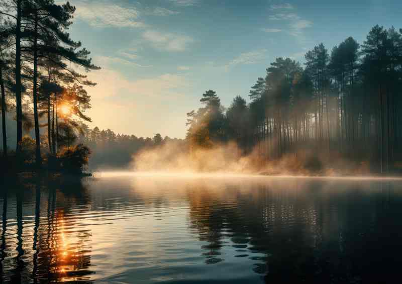 Misty Morning Glory | Canvas