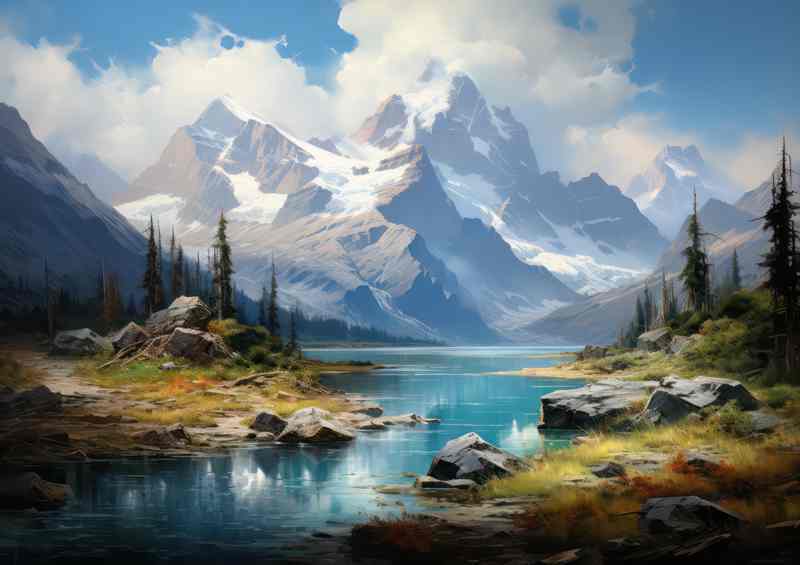 Mountainous Eternal Beauty | Metal Poster