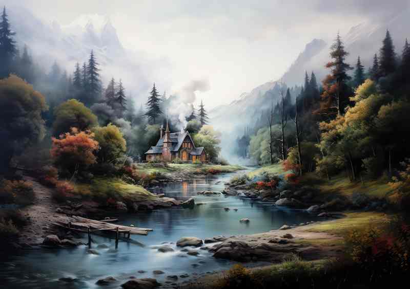 River In A Melancholy Dream | Canvas
