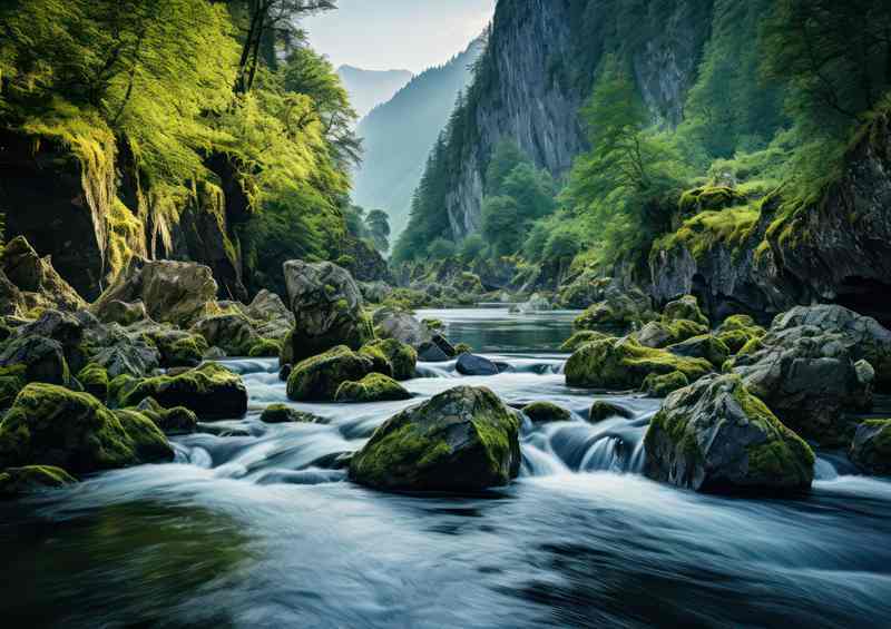 River Rocks A Song of Nature | Poster