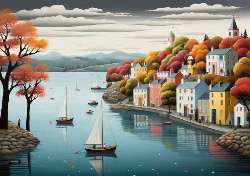 Sails on Winderemere | Poster
