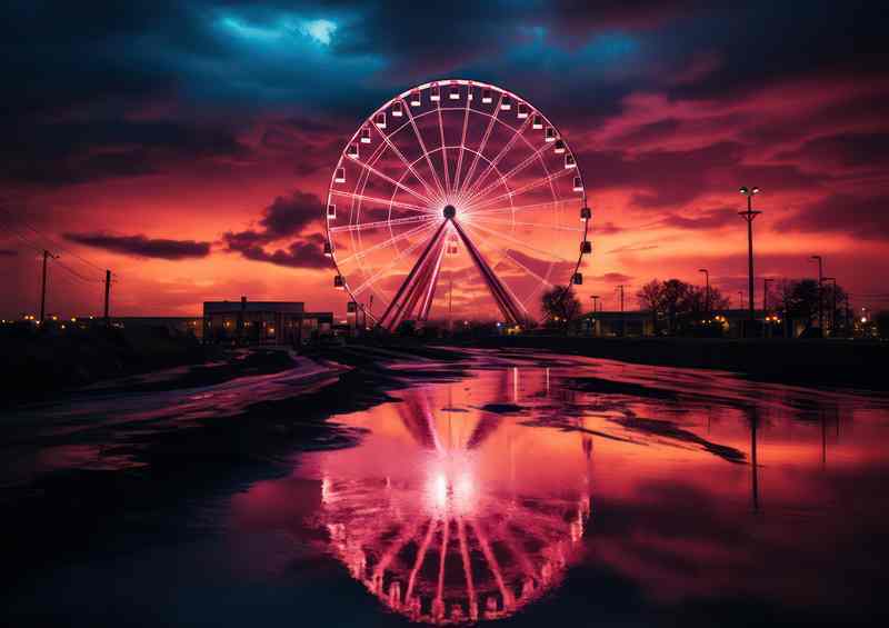The Wheel of Sun Set Dreams | Di-Bond