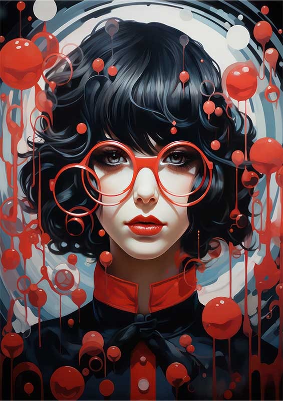 The Mystery of Abstract Faces A Closer Look | Poster