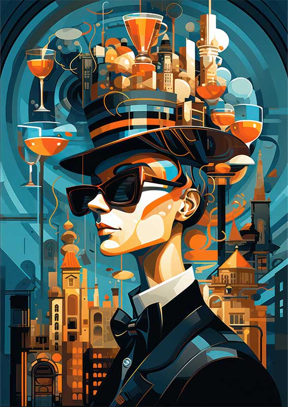 The Puzzle of Abstract Human s | Canvas