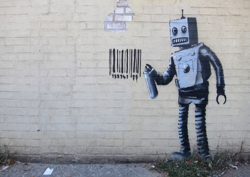 Robot Code | Metal Poster