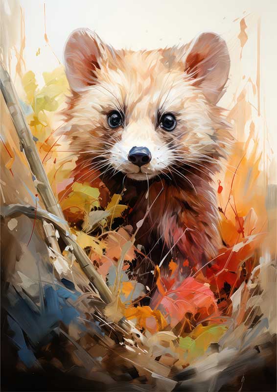 Fiona the Ferrets Fantastic Foraging Fables | Metal Poster
