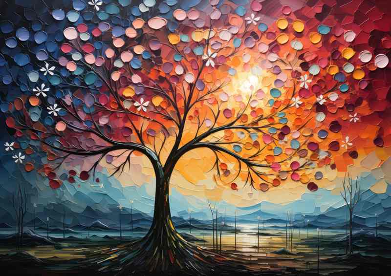 Explosion of Radiant Colour | Metal Poster