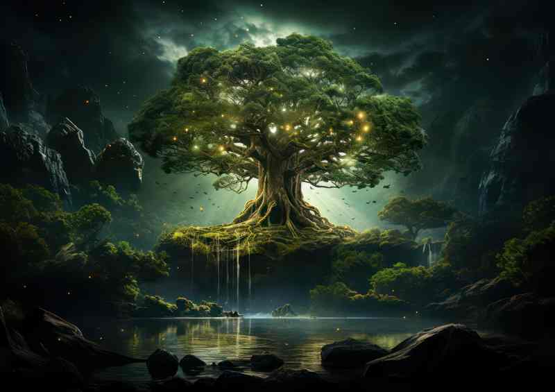 Forest of Starlight Whispers | Metal Poster