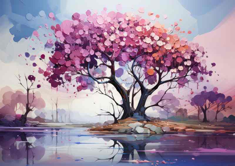 Gentle palette Illusions | Metal Poster