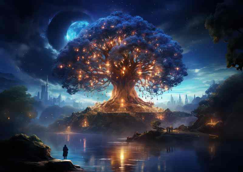 Glowing Spectacle tree of Life | Poster