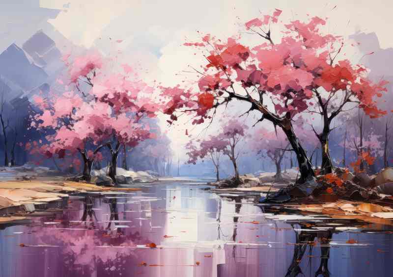 Tree Wonders A Splash of Colour | Canvas