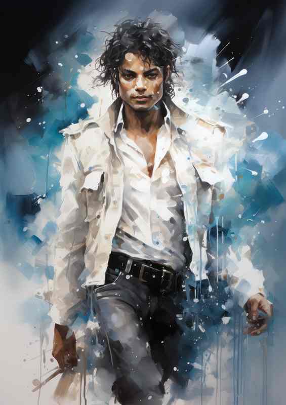 Michael jackson in performance art | Metal Poster