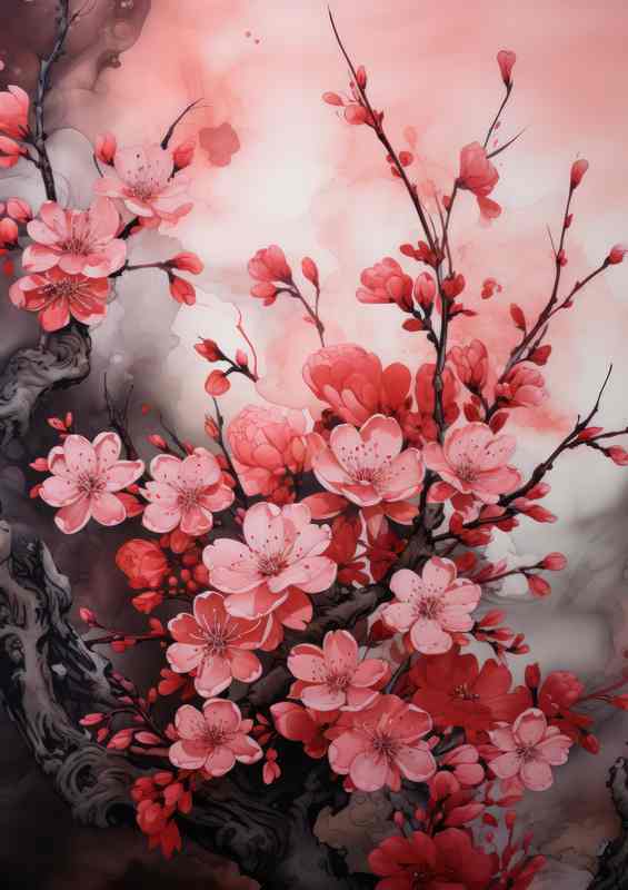 Cherry Blossoms Petals | Poster