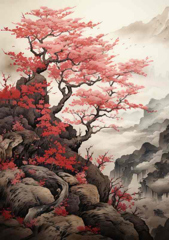Cherry blossom fantasy | Metal Poster