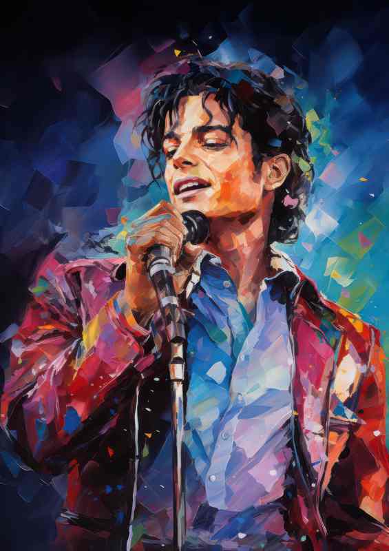 Michael king jackson painting style | Canvas