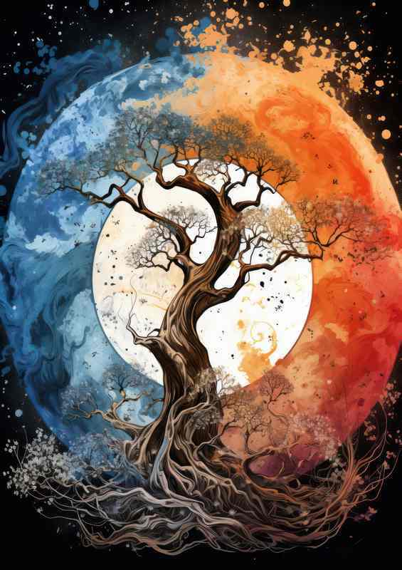 Dual Life Force | Metal Poster