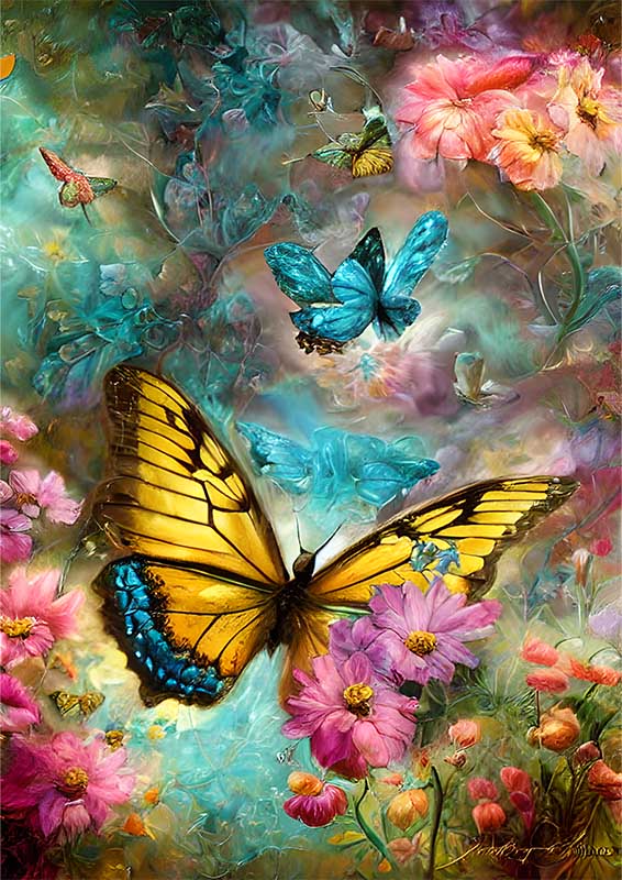 Butterfly Bliss | Canvas