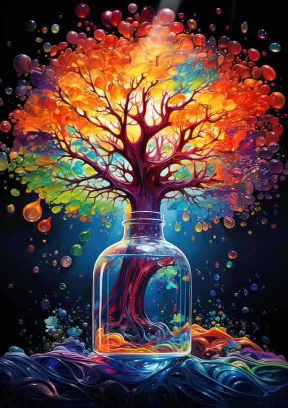 Jar of Wisdom | Metal Poster