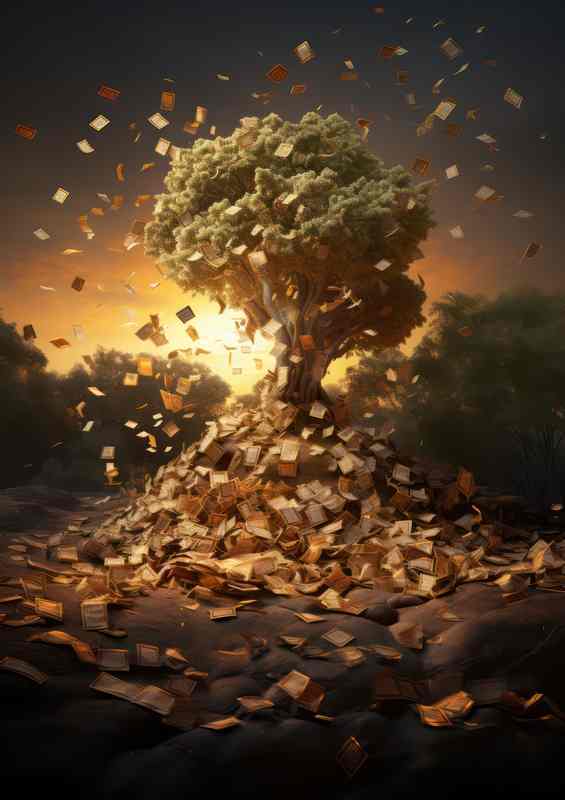 Monetary Harvest | Metal Poster