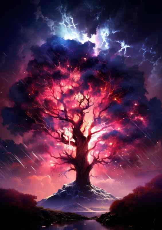Moonlit Guardian | Metal Poster