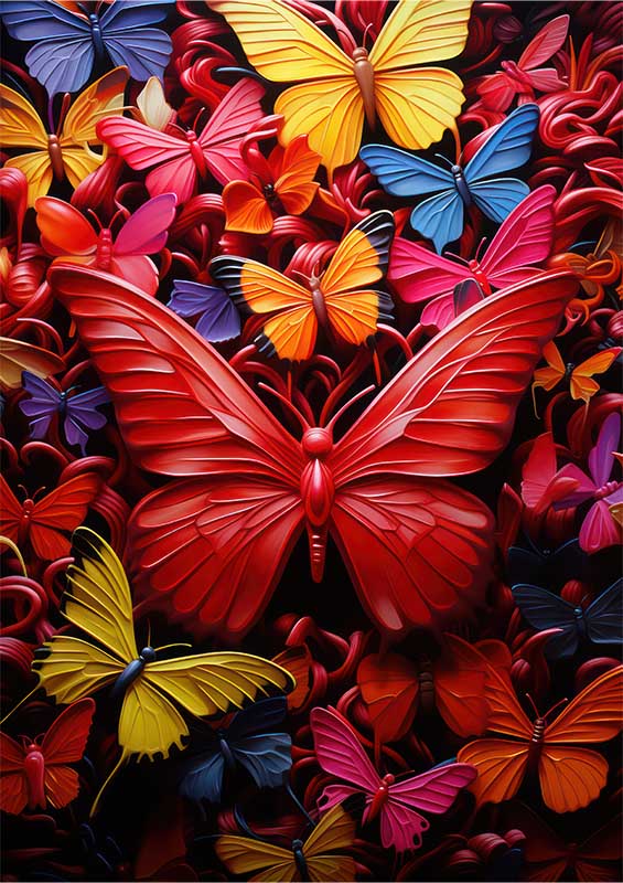 Butterfly From Beyond The Art Realm | Poster