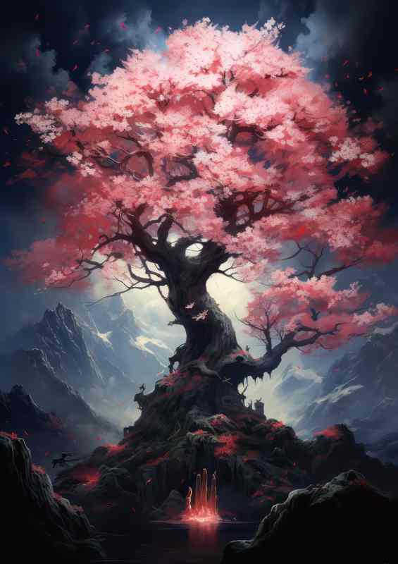 Pink Tree Melody | Di-Bond