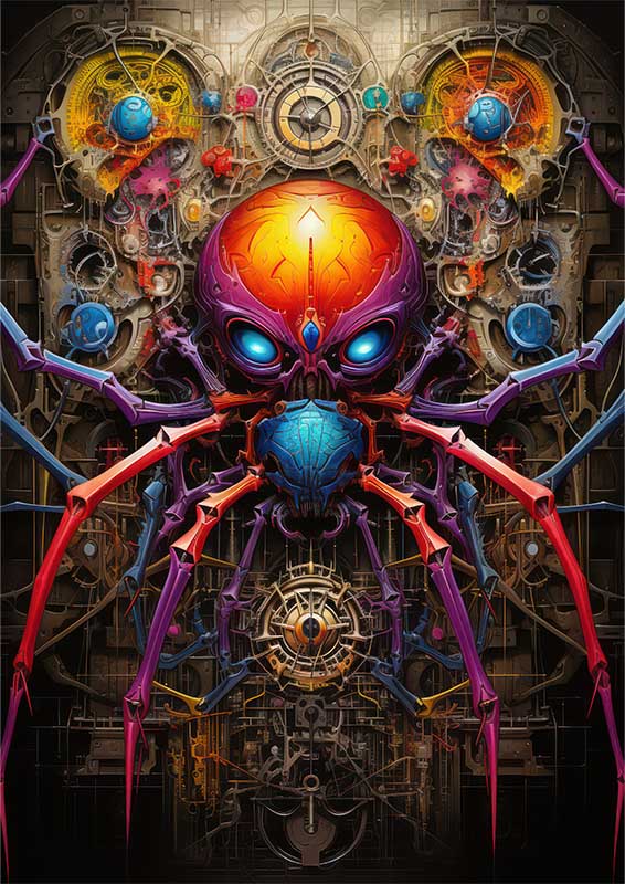 Spider In All Its Glory | Di-Bond
