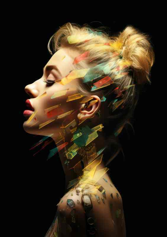 Miley Cyrus double exposure | Canvas