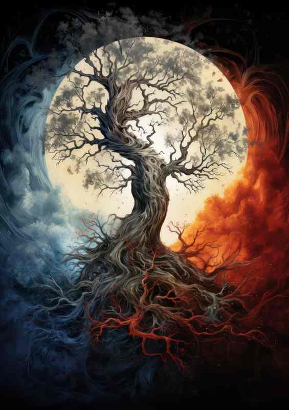 Ying and Yang Tree Wisdom | Di-Bond