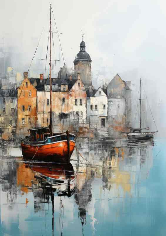 Maritime Melody A Small Boats Tale | Metal Poster