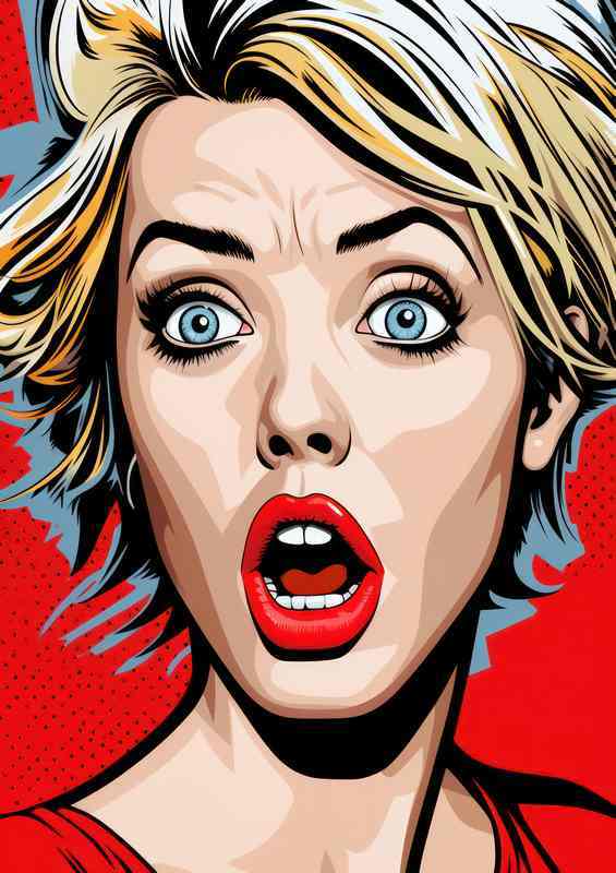 Miley Cyrus pop art colourful | Canvas