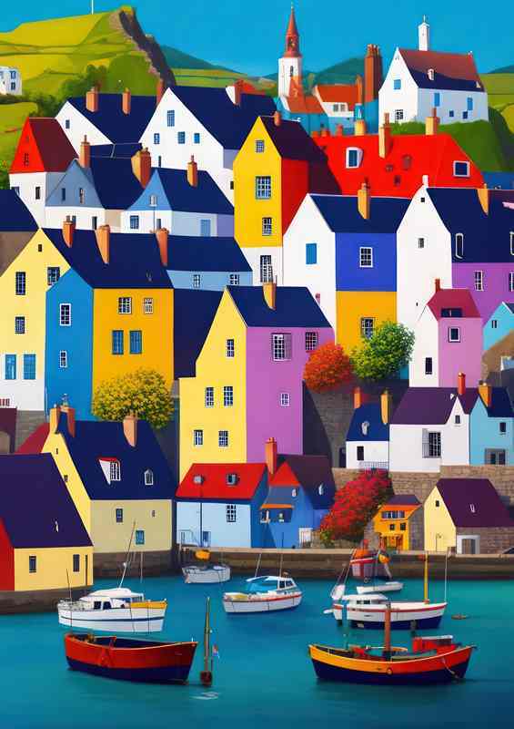 Radiant Harbour Retreat | Metal Poster
