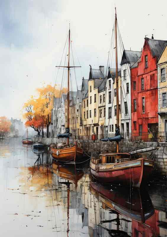 Waiting To Sail From The Harbor | Poster
