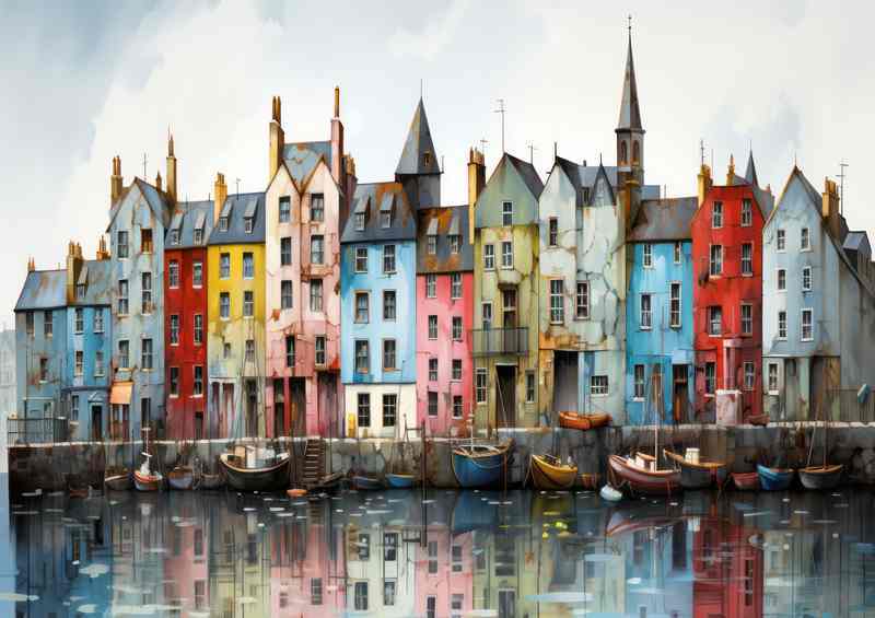 Architectural Habour Diversity | Canvas