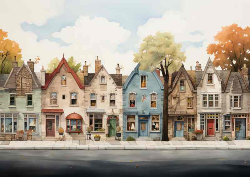 Fairytale Houses | Canvas