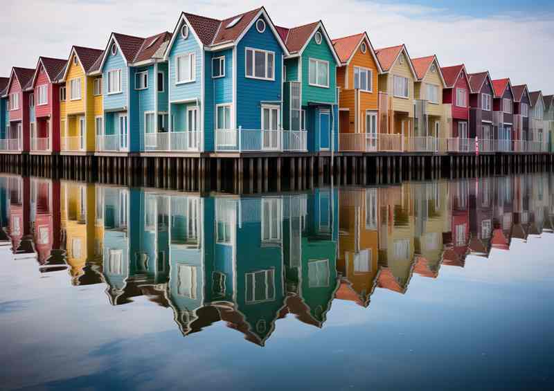 Harbor Town Mirror | Poster