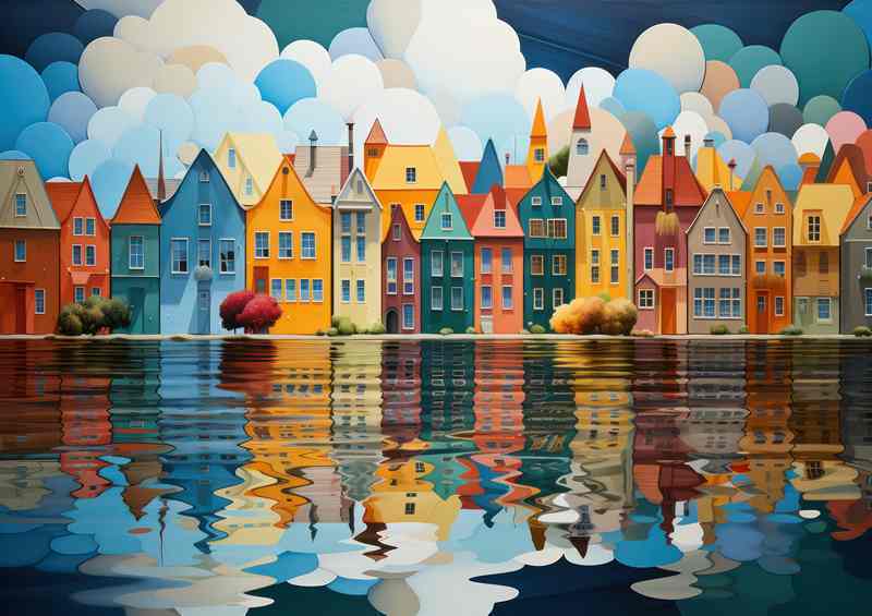 Quirky Waterside Residence | Metal Poster