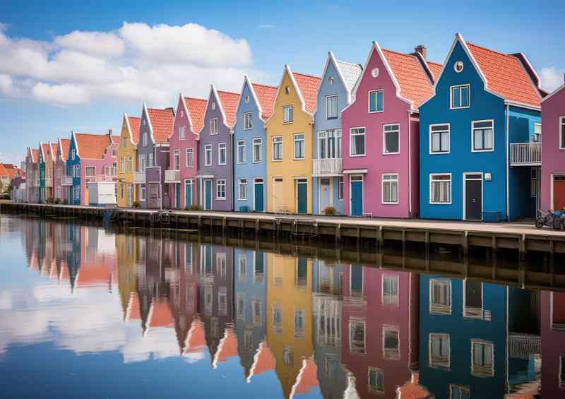 Stylish Spectrum At The Harbor | Canvas